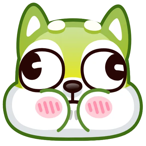 Стикер 24 Doge Emoji