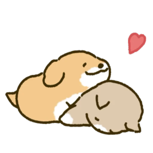 ❤️ Стикер «Doggy» для Telegram