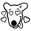 Стикер 10 🥷 Telegram Dogs - собачки Телеграм
