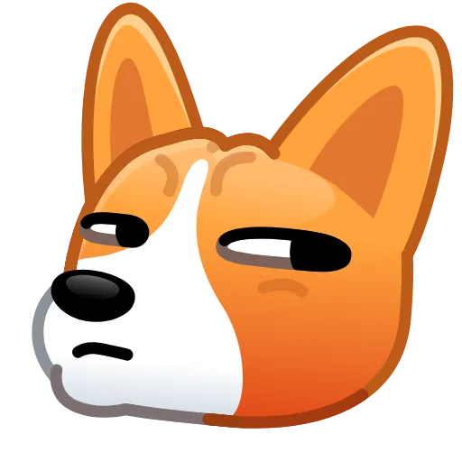 Стикер 23 Dogs Emoji