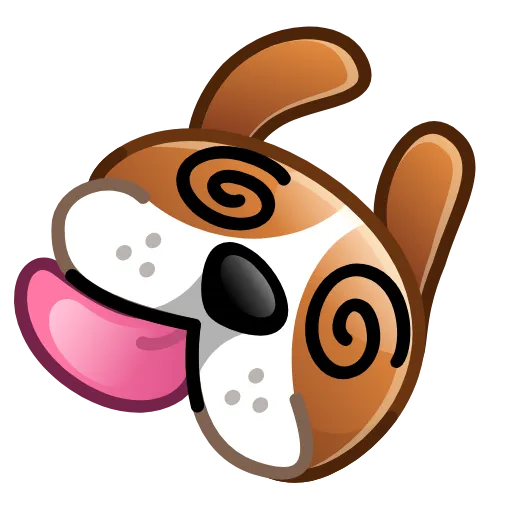 Стикер 22 Dogs Emoji
