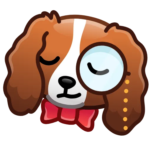 Стикер 36 Dogs Emoji