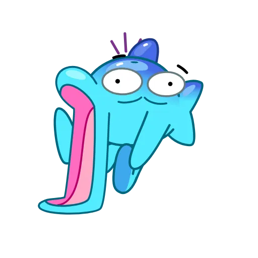 Стикер 4 Dolphin Jumpy
