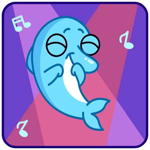 🕺 Эмодзи «Dolphins» для Telegram