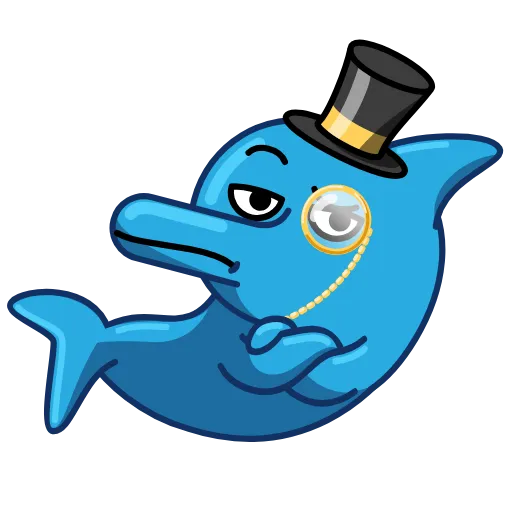 🧐 Эмодзи «Dolphins» для Telegram