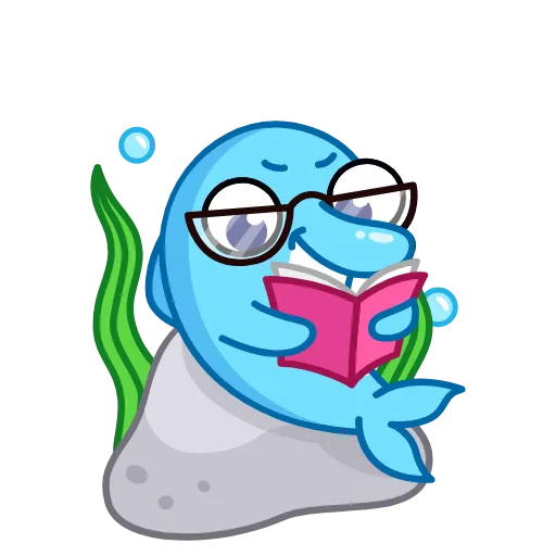 🤓 Эмодзи «Dolphins» для Telegram