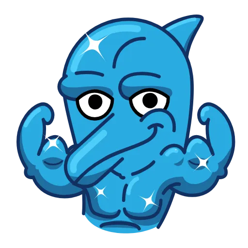 💪 Эмодзи «Dolphins» для Telegram