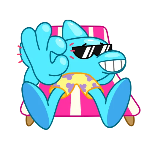 😎 Эмодзи «Dolphins» для Telegram