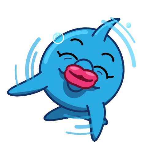 😘 Эмодзи «Dolphins» для Telegram