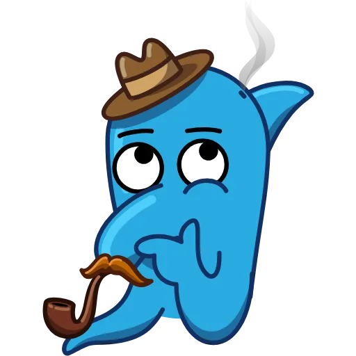 🤔 Эмодзи «Dolphins» для Telegram