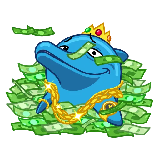 🤑 Эмодзи «Dolphins» для Telegram