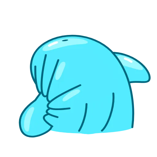 🤦‍♂️ Эмодзи «Dolphins» для Telegram