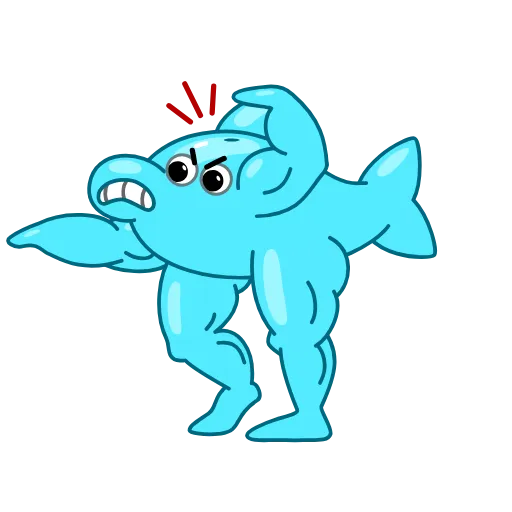 💪 Эмодзи «Dolphins» для Telegram