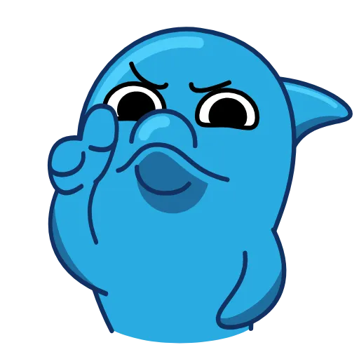 👀 Эмодзи «Dolphins» для Telegram