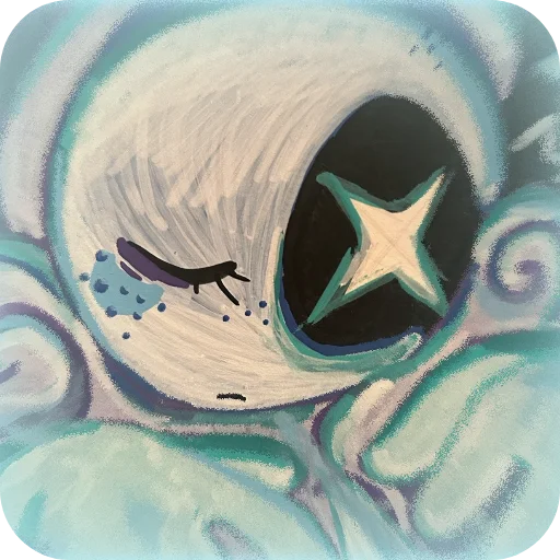🌑 Стикер «Astro» для Telegram