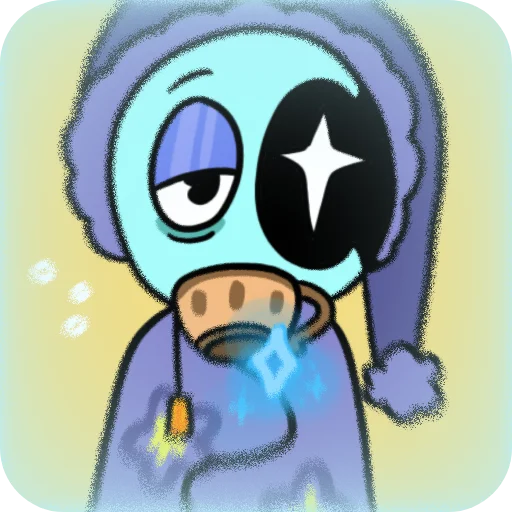 🌑 Стикер «Astro» для Telegram