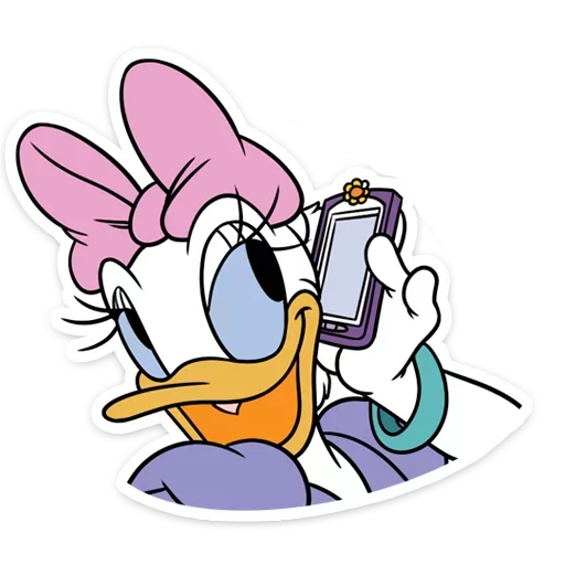 Стикер 2 Donald Duck and Daisy