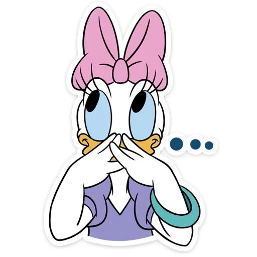 Стикер 11 Donald Duck and Daisy