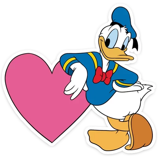 Стикер 19 Donald Duck and Daisy