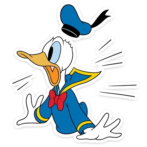 Стикер 20 Donald Duck and Daisy