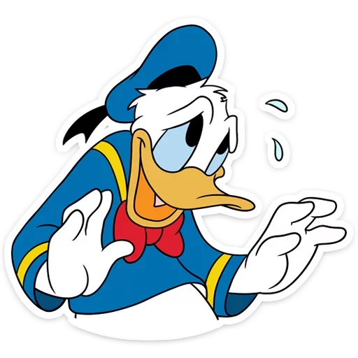 Стикер 21 Donald Duck and Daisy