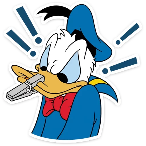 Стикер 22 Donald Duck and Daisy