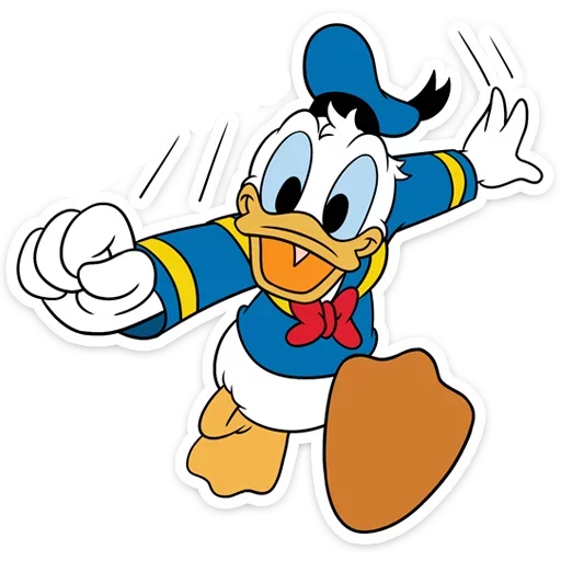 Стикер 24 Donald Duck and Daisy