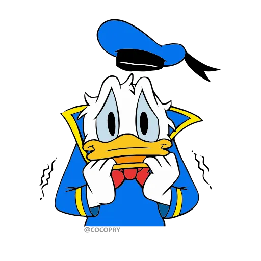 Стикер 10 Donald Duck