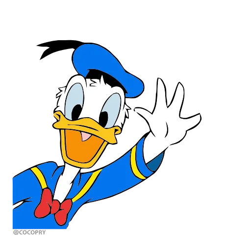 Стикер 5 Donald Duck