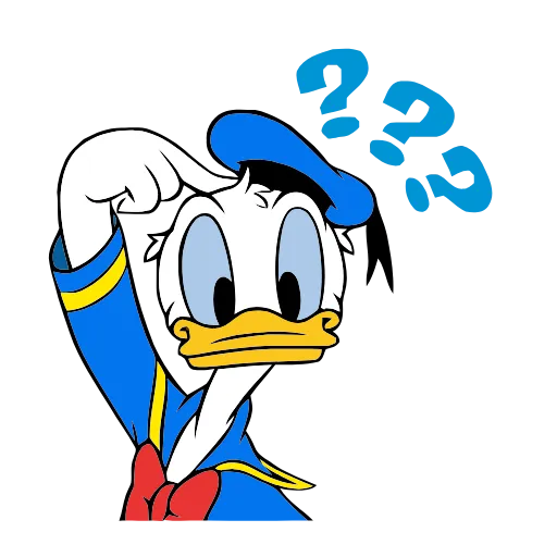 Стикер 11 Donald Duck