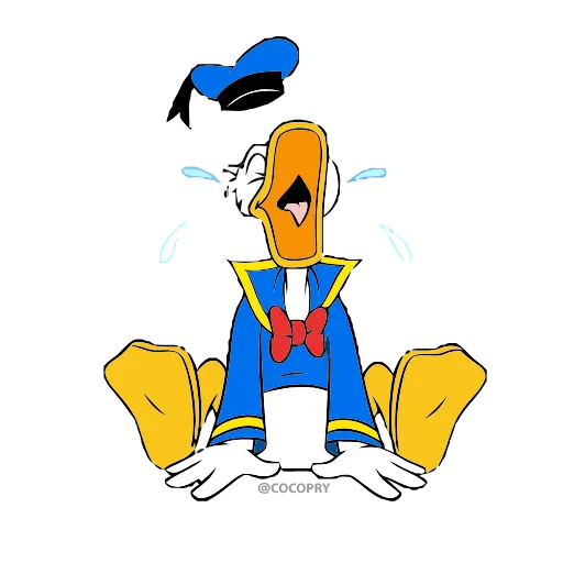 Стикер 2 Donald Duck