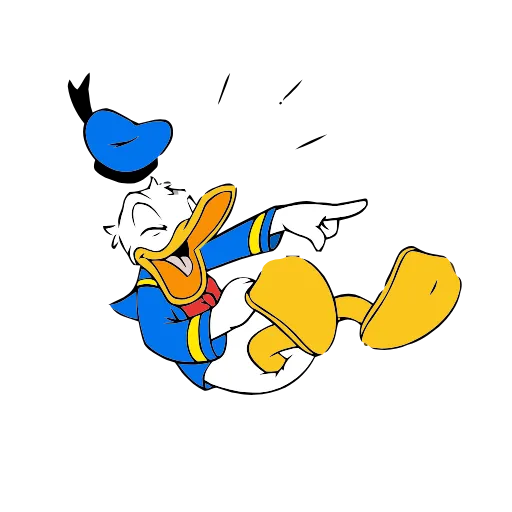 Стикер 6 Donald Duck