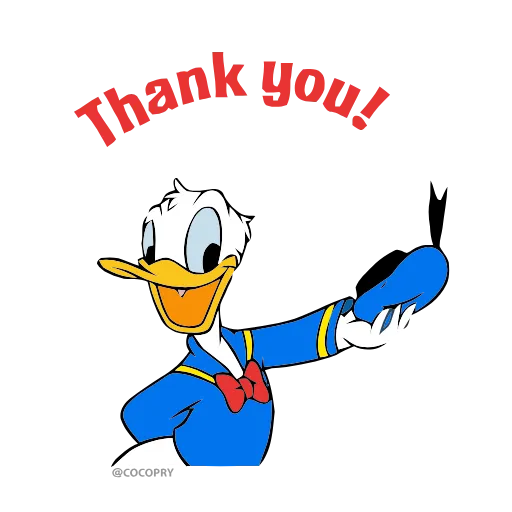 Стикер 12 Donald Duck