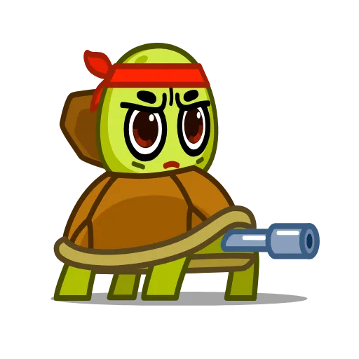 Стикер 9 Turtle Donnie