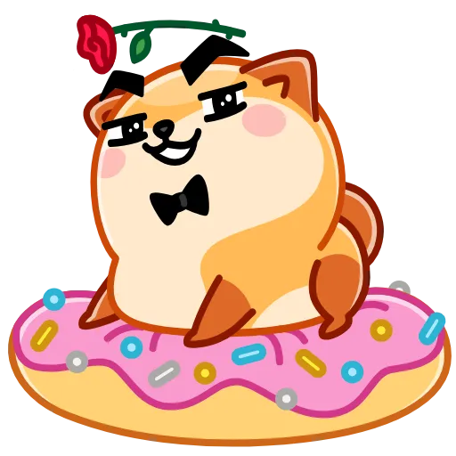 Стикер 25 Donut