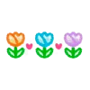 🩷 Эмодзи «˚˖𓍢🌷✧˚.🎀⋆🌱˖𓍢» для Telegram