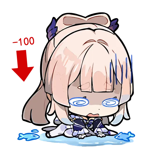 Стикер 27 HoYomoji - Анимодзи HoYoverse, векторные