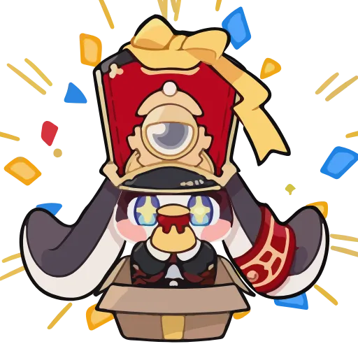 Стикер 54 HoYomoji - Анимодзи HoYoverse, векторные