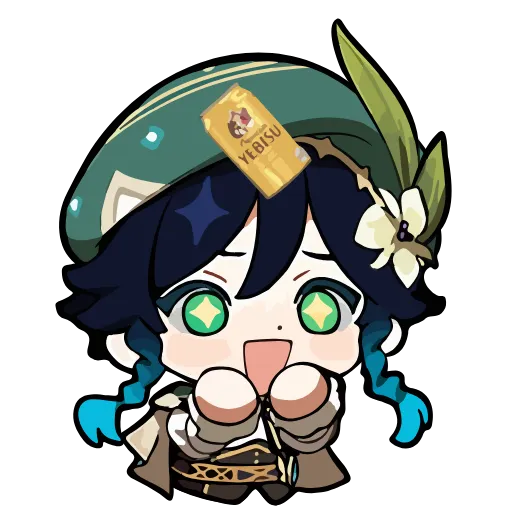 Стикер 30 HoYomoji - Анимодзи HoYoverse, векторные