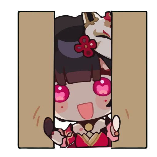 Стикер 59 HoYomoji - Анимодзи HoYoverse, векторные