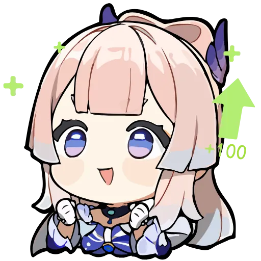 Стикер 26 HoYomoji - Анимодзи HoYoverse, векторные