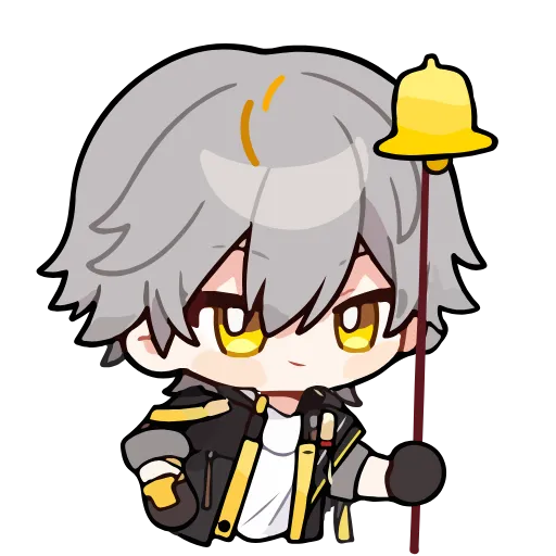 Стикер 46 HoYomoji - Анимодзи HoYoverse, векторные