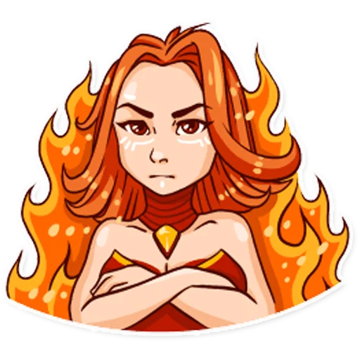 🙎‍♀️ Стикер «Герои и фразы» для Telegram