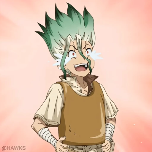 😂 Стикер «Dr. Stone New World» для Telegram