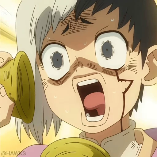😧 Стикер «Dr. Stone New World» для Telegram