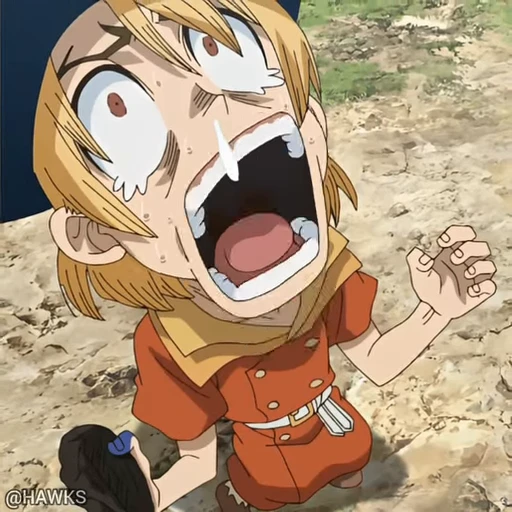 😭 Стикер «Dr. Stone New World» для Telegram