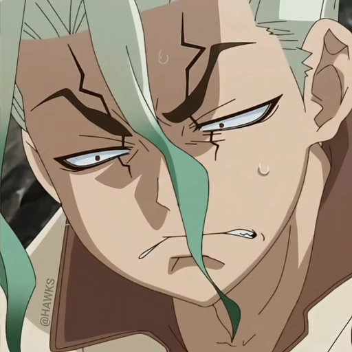 🤨 Стикер «Dr. Stone New World» для Telegram