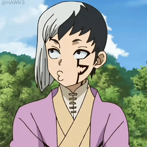😗 Стикер «Dr. Stone New World» для Telegram
