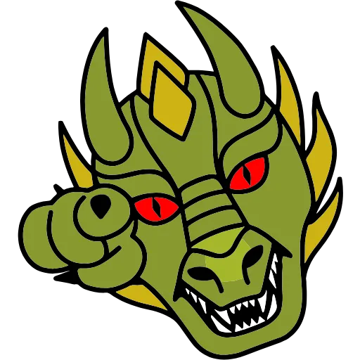 Стикер 23 DRAGON .