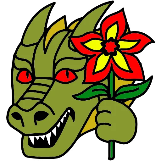 Стикер 10 DRAGON .